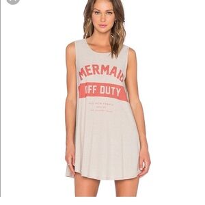 The Laundry Room “Mermaid Off Duty” Beach Cover Up Tank‎ Dress One Size